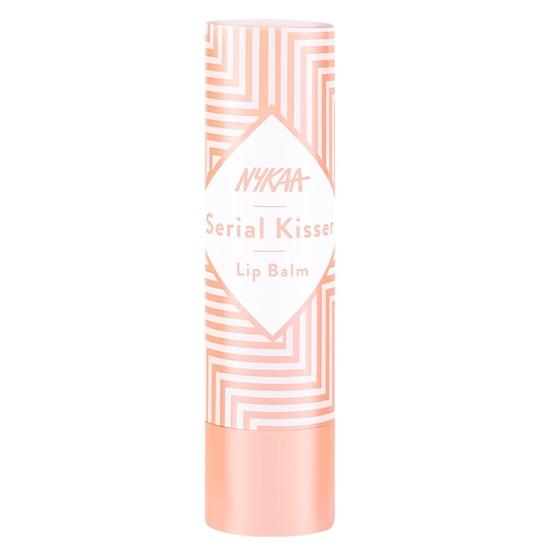 Nykaa Serial Kisser Lip Balm (Peach),1 Count
