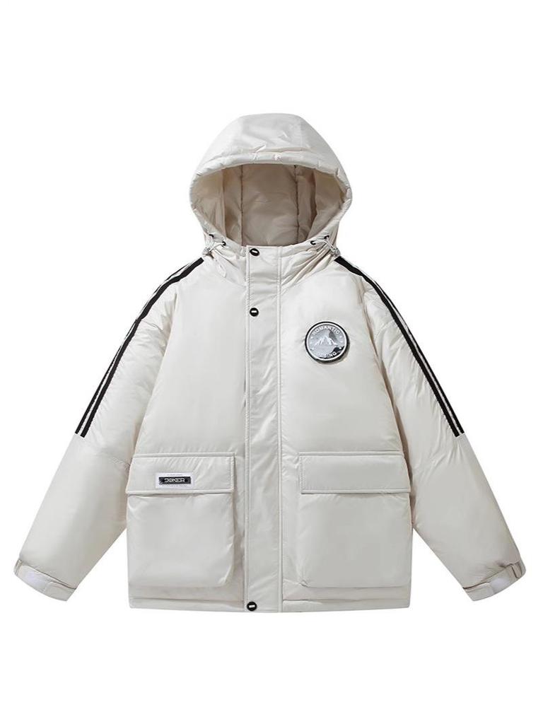 Men's 2025 Winter Hooded Down Jacket - Trendy, Casual, Versatile, and Warm Fashion Outerwear for Youth