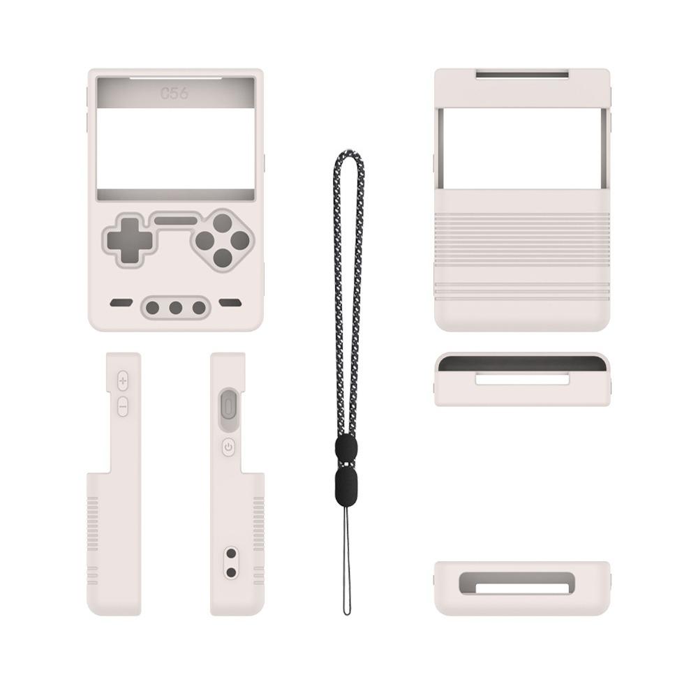 

Shockproof Protective Cover Silicone Protective Shell Game Console Case for Trimui Brick бежевий