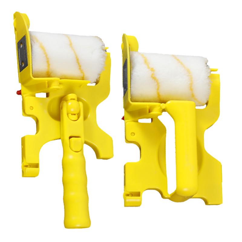 Interior Wall Corner Trim Roller Brush with Soft Bristles for Latex Paint Application