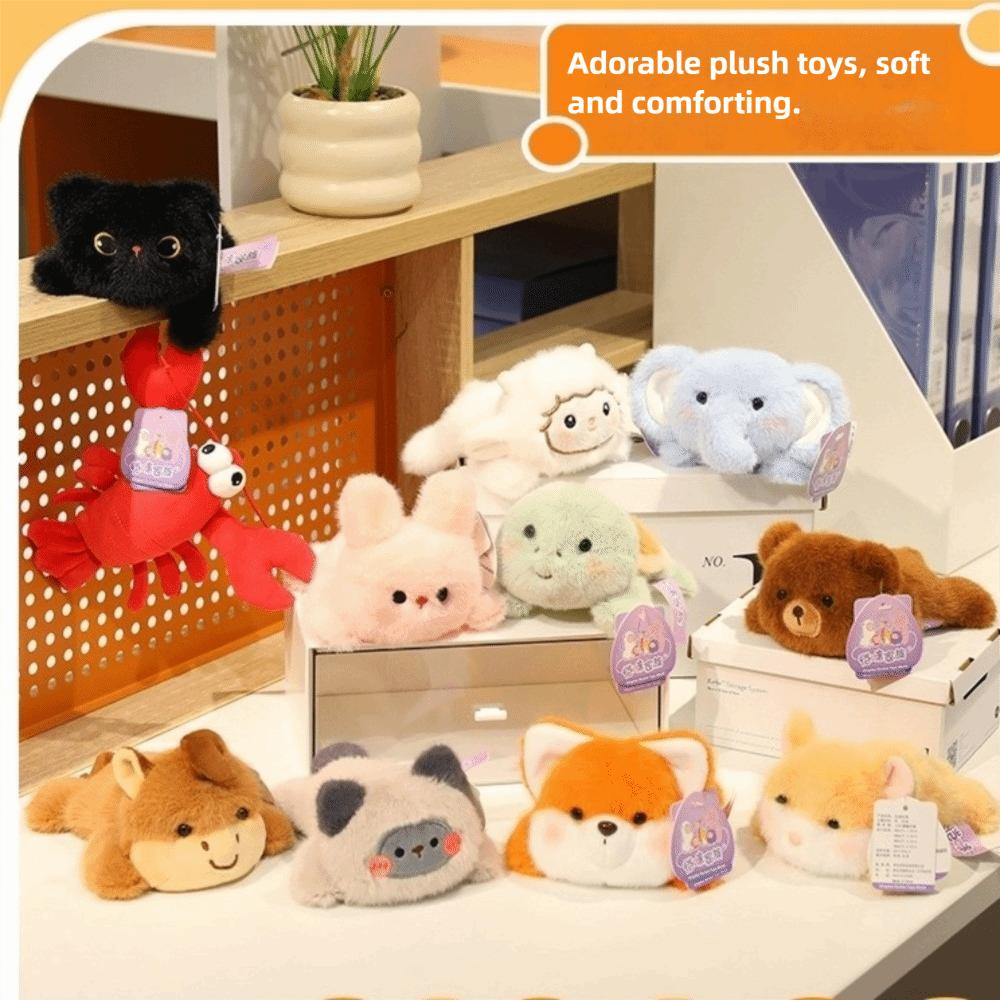 14cm Plush Toy Fridge Magnet Simulation Plush Toys Lovely Stuffed Animals  Birthday Gift