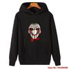 Jigsaw Saw ?Horror Thriller Movie Retro Graphic Hooded Sweatshirts High Quality Fleece Hoodie Cotton Thick Sweater Hoodie