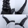 Devil Sheep Horn Headpiece Cosplay Women Gothic Animal Antelope Headwear Halloween Carnival Party Costume Props Gifts
