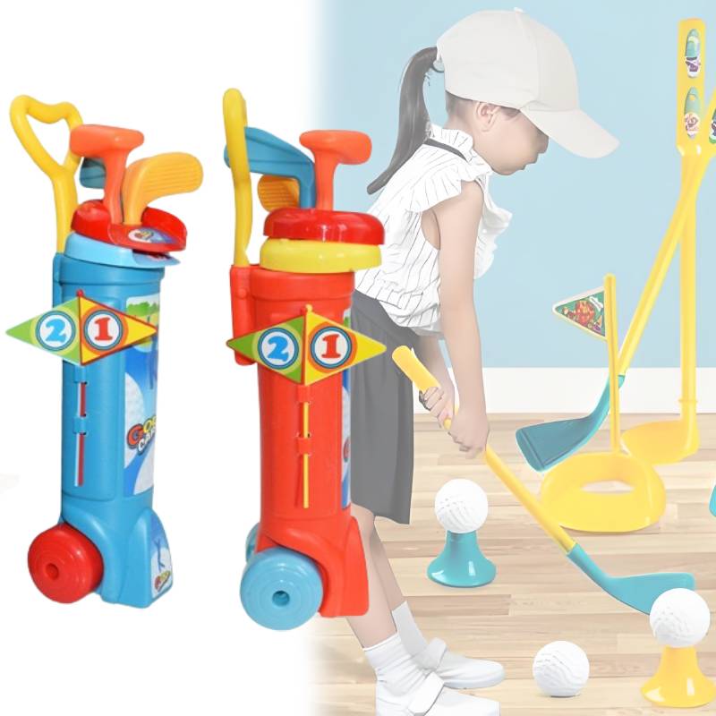 Toy Golf Club Set Mini Family Indoor Outdoor Leisure Sports Gift Development