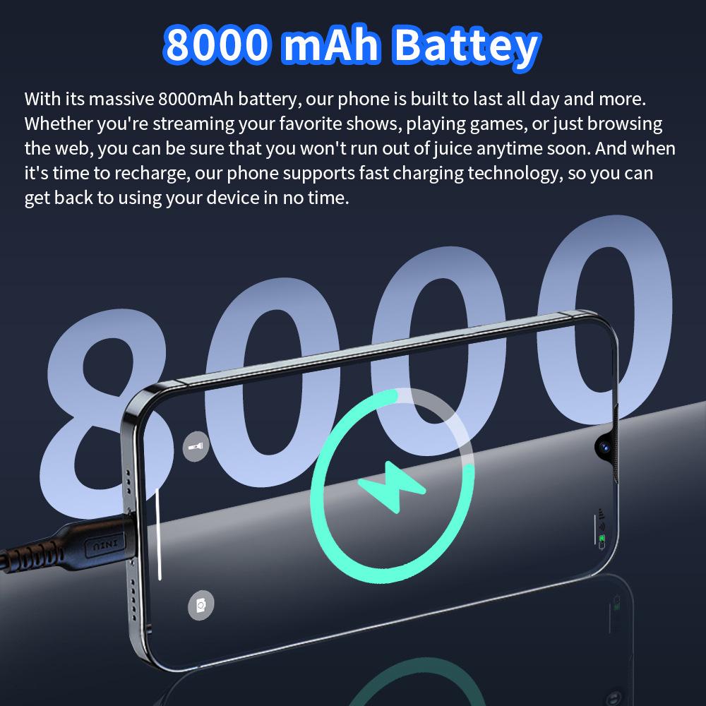 C20Pro 7.3-Inch Full Screen Android Smartphone, 16GB Ram + 1TB Storage