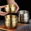 ZISIZ 304 Stainless Steel Double-Layer Salad & Rice Bowl