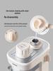 Italian Moka Pot: Semi-Automatic Coffee Maker for Home or Office with Manual Grinding and Brewing.
