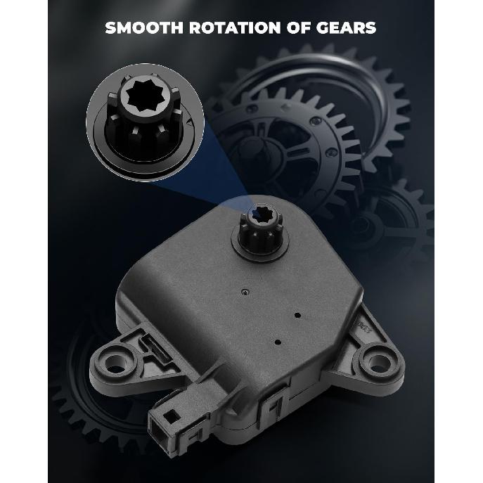 LUJUNTEC Blend Door Actuator Replaces 604-003 Replacement For 2001-2008 for Chrysler 2001-2007 for Dodge, Air Door Actuator, HVAC Blend Control