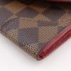 LOUIS VUITTON Portefeiulle Kaisa Purse N61221 Slys Brown Damier canvas Women Used
