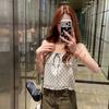 Polka Dot Suspender Vest Women's Summer Wear Sweet Spice Short Small Unique Chic Sleeveless Top