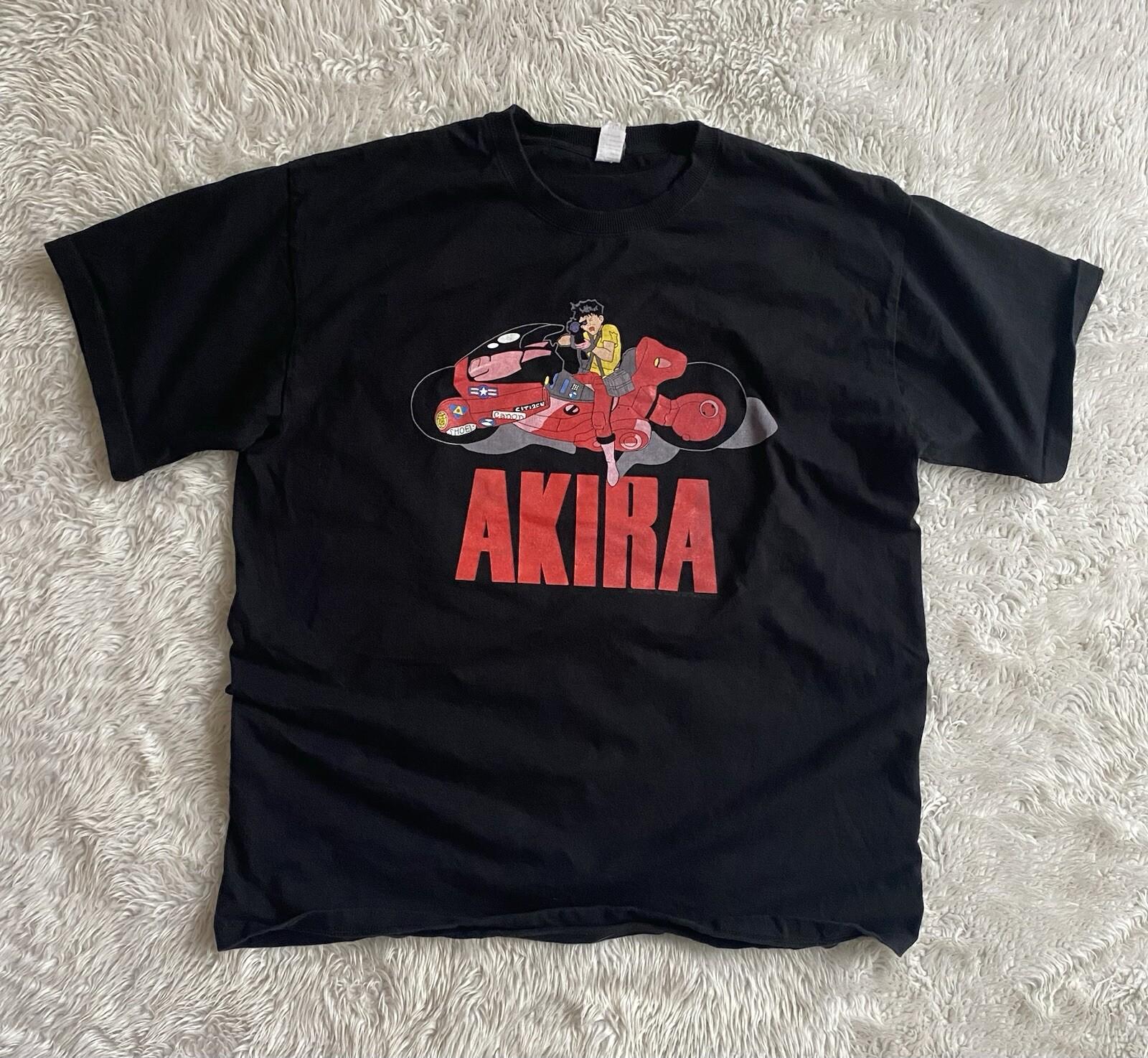 Akira T-shirt Anime Manga Wild Oats Japan Graphic Double Sided Size 2XL L