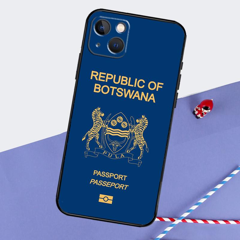 

Botswana Flag Phone Case For iPhone 16 Pro Max 11 13 14 15 Pro Max 12 Mini XR 16 15 Plus 16e Back Cover iPhone XR