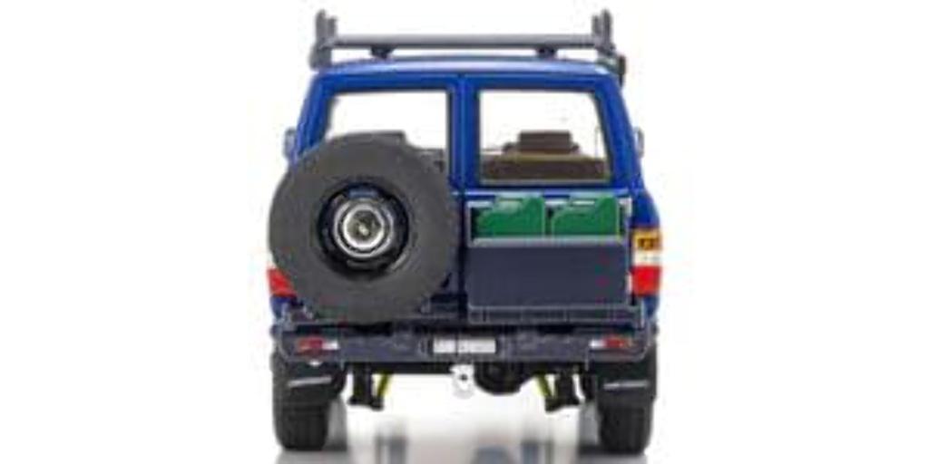 Kyosho Original Scale Toyota Land Cruiser 60 Blue with Optional Finished Product 1/18 Parts,