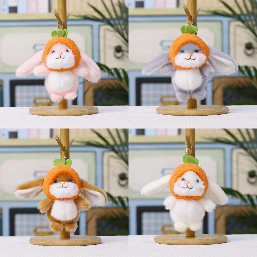 Plush Bunny Keychain With Pp Cotton Filling For Kids And Adults Gift