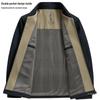 Woodpecker 2025 Dad Outerwear Set: Men's Spring and Autumn Jacket for Middle-Aged and Elderly