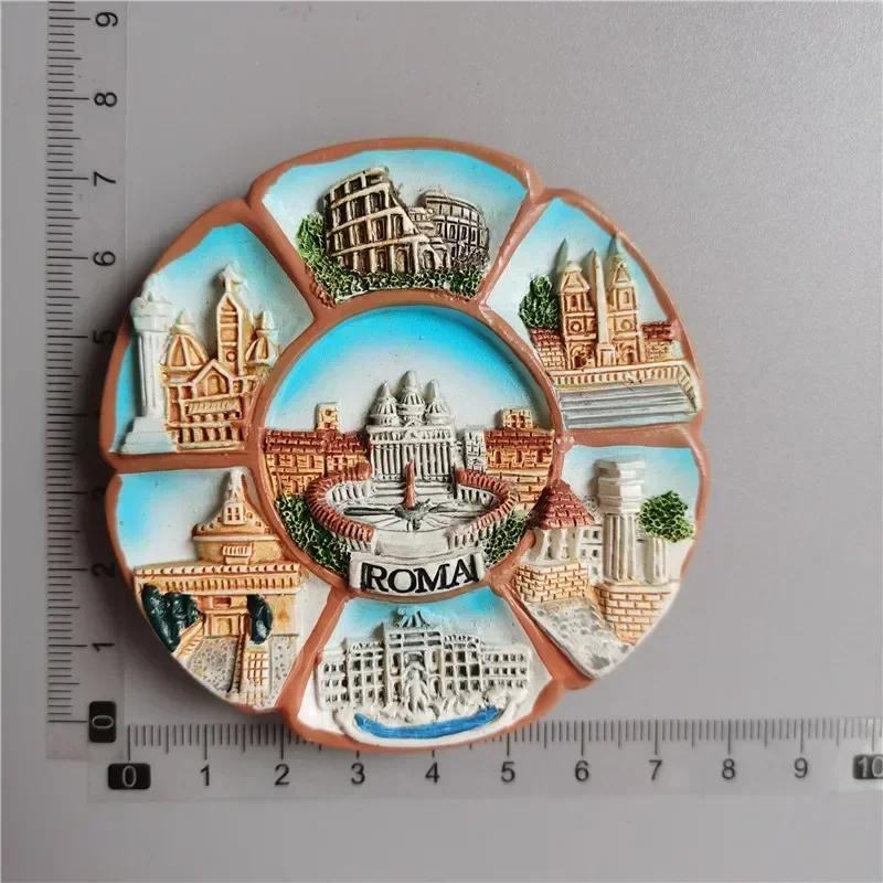 Italy Milan Fridge Magnets Madrid Florence Toscana Sirmione Lecce Venezia Tourist Souvenirs Magnetic Refrigerator Stickers Gift