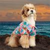 Girl Cats Shirt Costume Apparel Beach Dress Floral Shirt for Puppy Dog and Cats Floral Dress Photo Props
