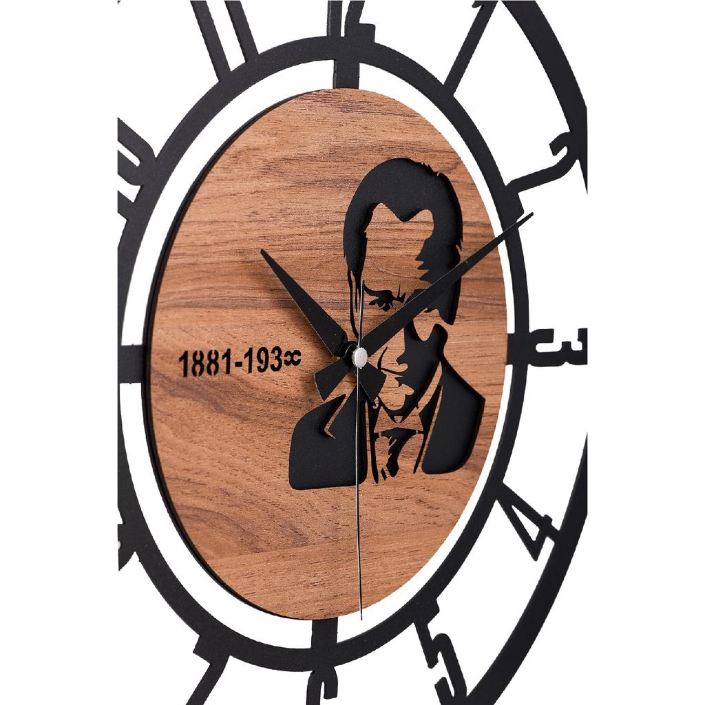 41 cm große, dekorative Wanduhr mit fließendem Sekundenmechanismus und geräuschlosem Mechanismus