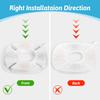 Pet Water Fountain Replacement Filters 8/12/24Set Cat Drinking Triple Filtration System Filter Sponges for Cat Water Dispenser