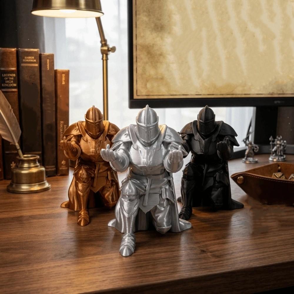 Decorations 3D Printing Knight Ornaments Creative Desktop Accessory Pen Holder  Home Decor
