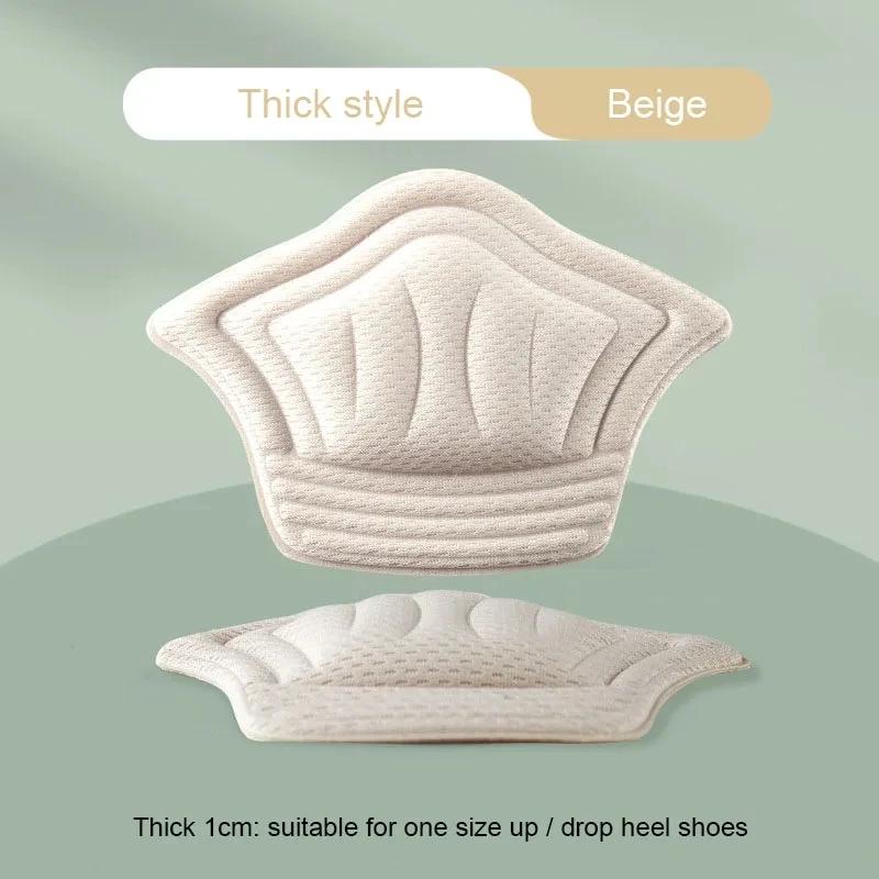 5 Pairs Adjustable Shoe Pads Foot Heel Cushion Sports Shoe Inserts Antiwear Insoles Foot Protector Stickers for Comfort