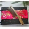 Tan Mujiang Green Sandalwood Massage Comb Gift Set