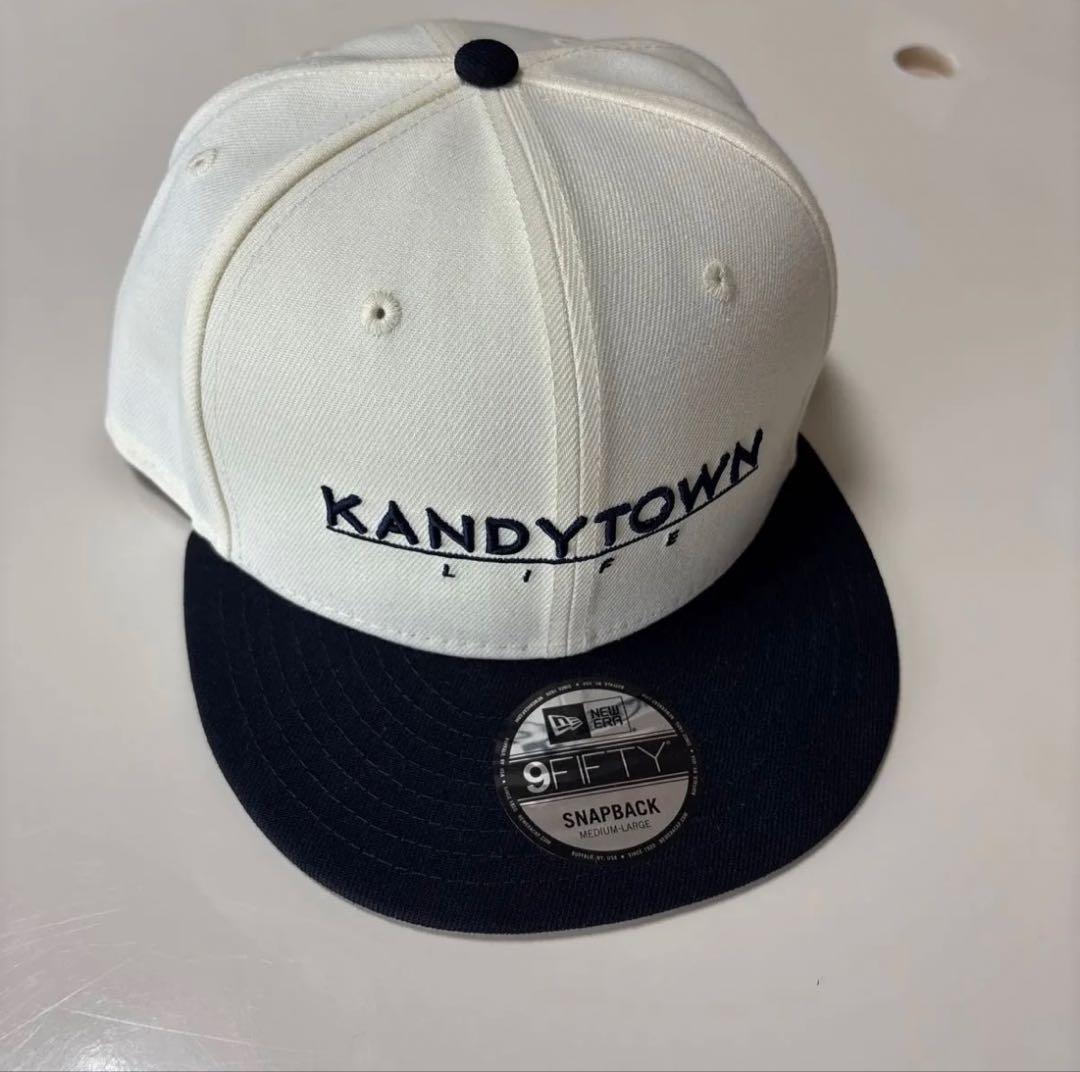 

[USED] KANDYTOWN Cap White/Navy