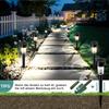 12pcs Solar Outdoor Lawn Lights, Decorative Outdoor Lawn Lights, Halloween Christmas, Holiday Decorative Lights, Suitable for Gardens, Courtyards