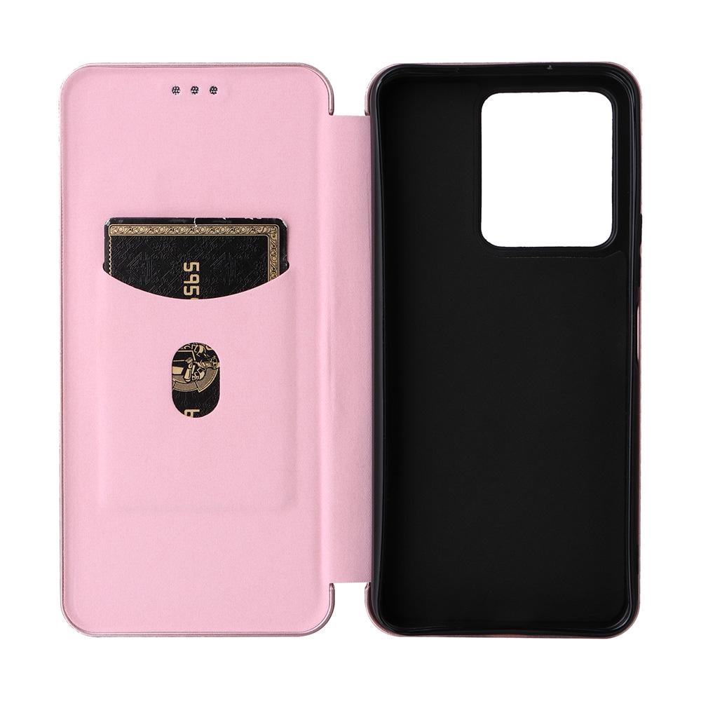 VIVO Y22S/Y35 Carbon Fiber Multi-card Flip Case - Simple, Neutral Design