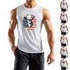 Men's Independence Day Printed Sportswear Sleeveless Vest