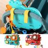 Non-Toxic Baby Multi-Functional Dinosaur Steering Wheel Toy Pull String Sensory Montessori Teething Activity Educational Toy For Baby Gift