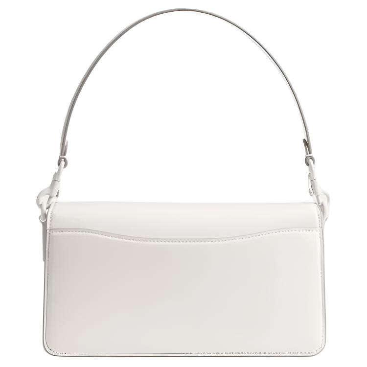 Coach Tabby 26 Removable Shoulder Strap Suede Leather Shoulder Tote Bag Medium Women Handbags Chalk CAM84-LHCHK