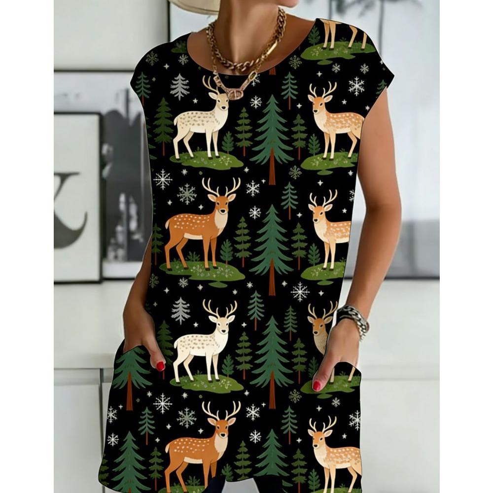 2026 New Summer Short Sleeved T-shirt, 3D Printed Pocket T-shirt, Casual and Fashionable, Plus Size T-shirt 3XL