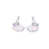 Sansheng Is Lucky To Have Ginkgo Biloba Stud Earrings for Girls' High-end New Earrings.