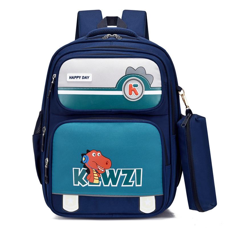 Large Capacity Lightweight Oxford Cloth Children's Backpack For Kids With Cute Cartoon Design