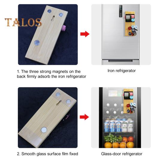 Magnetický otvírák na láhve Nástěnný otvírák na láhve na pivo Univerzální otvírák na nápoje Záznam nápojů