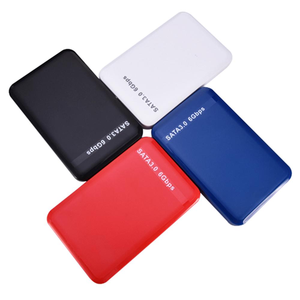 2.5 inch USB3.0 Hard Disk Case External SATA HDD SSD Enclosure High speed Transmission Tool free Design ABS Shell Red