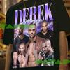 Derek Morgan Retro Grafik-T-Shirt: Unisex Baumwollmischung Sweatshirt