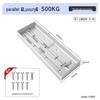 KOB L-shaped Magnetic Lock Bracket with Protective Cover for 280kg Wood Door Iron Block