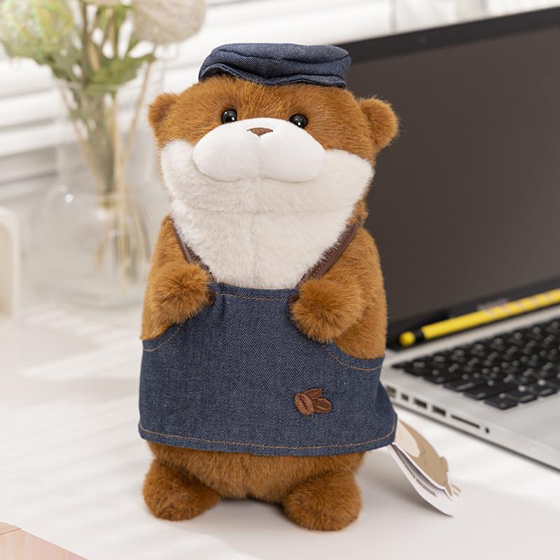 Adorable Ussou Sauce Water Otter Plush Keychain Doll Super Soft Comfort Toy Gift