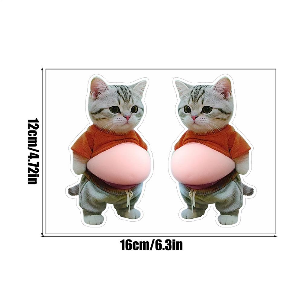

3D Stickers for Kids Cat Squeeze Belly Phone Case Decoration Cartoon Stickers for Adults Kids Teens Computer Laptops Planner