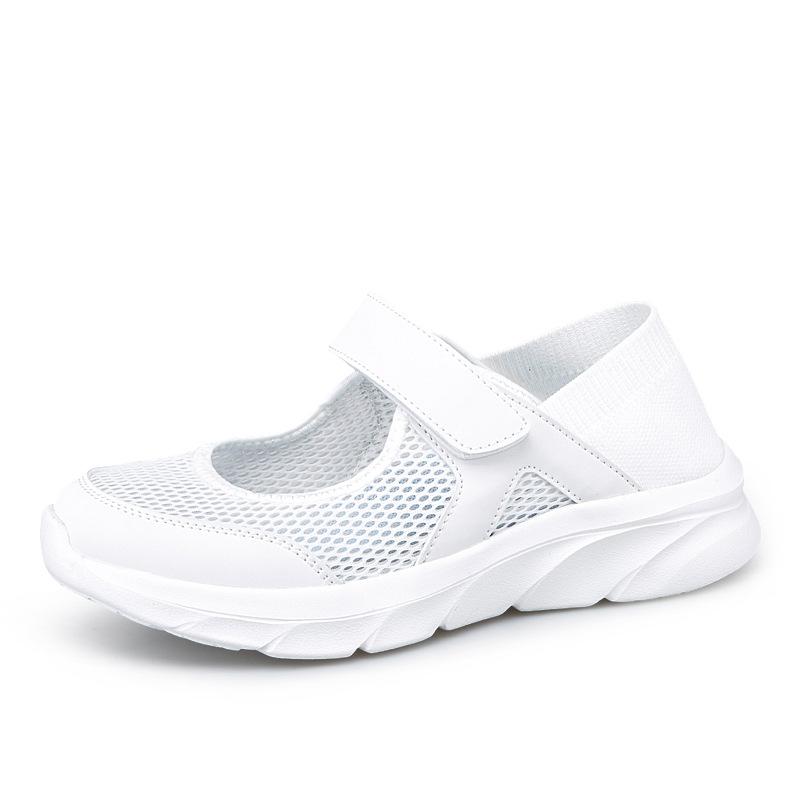 Large size female mother shoes, light elderly shoes, shallow mouth middle-aged and elderly walking shoes, soft-soled grandma shoes