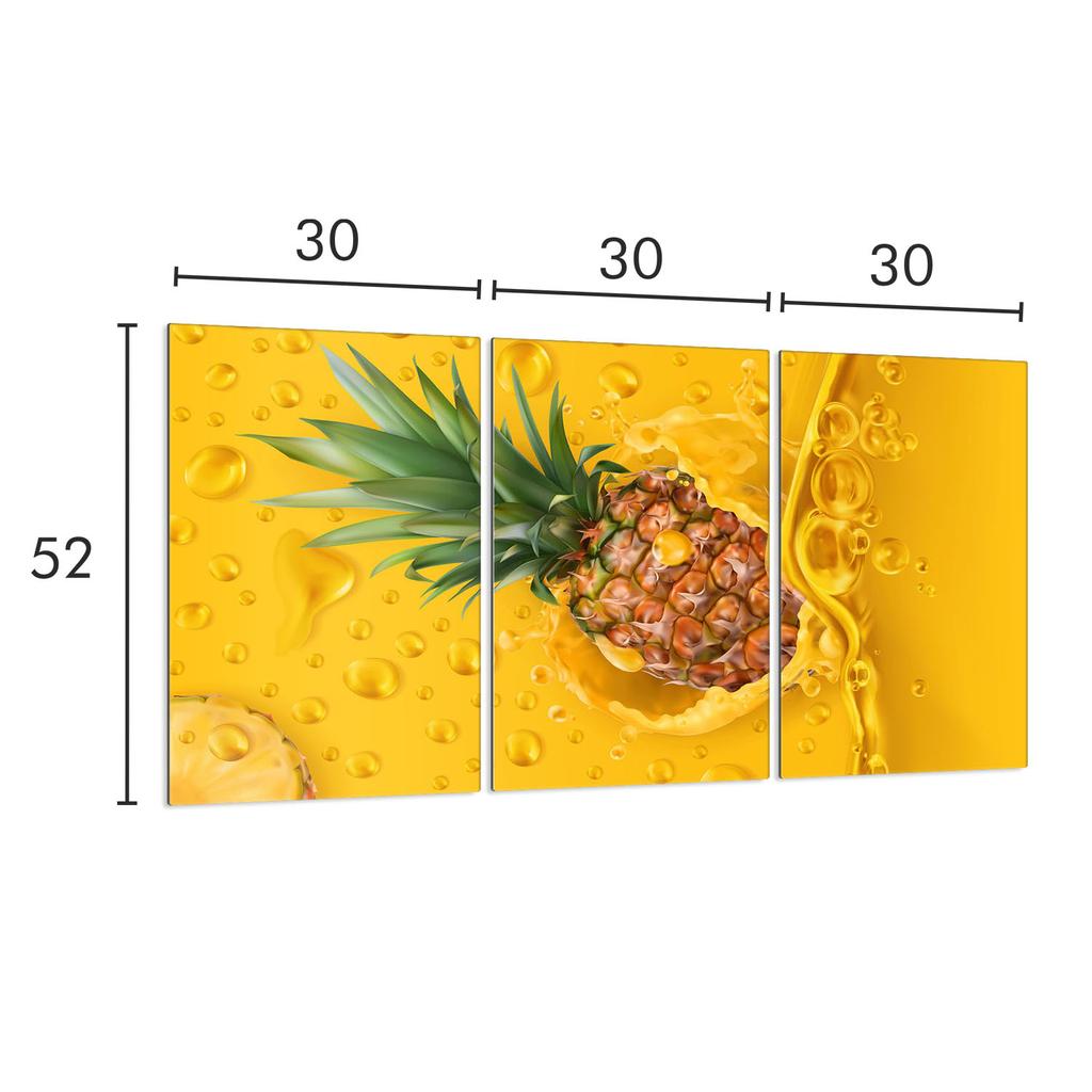 Szklana płyta ochronna na kuchenkę 3x30x52