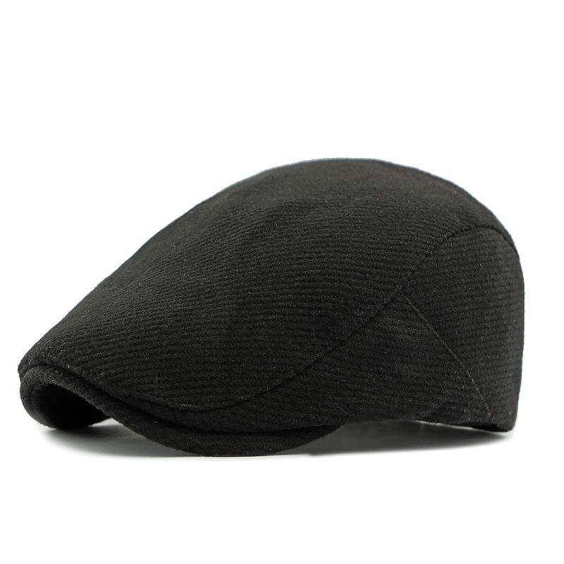 

Шерстяная шапка женская осенне-зимняя берет-фуражка ретро-шляпа маляра мужская однотонная шляпа Forward