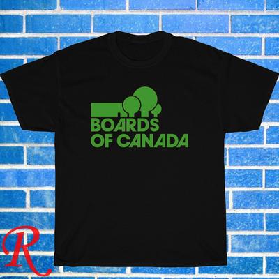 Logo Boards of Canada Černá Šedá Námořnická Velikost S-5XL Unisex Tričko