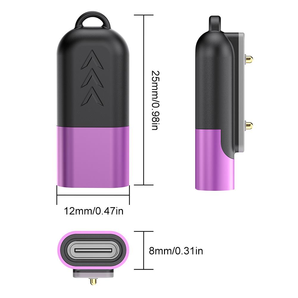 Watch Charger Type C Adapter Right Angle Charging Cable Converter Magnetic Watch Adapter for Galaxy for Huawei Watch Fit 3 2