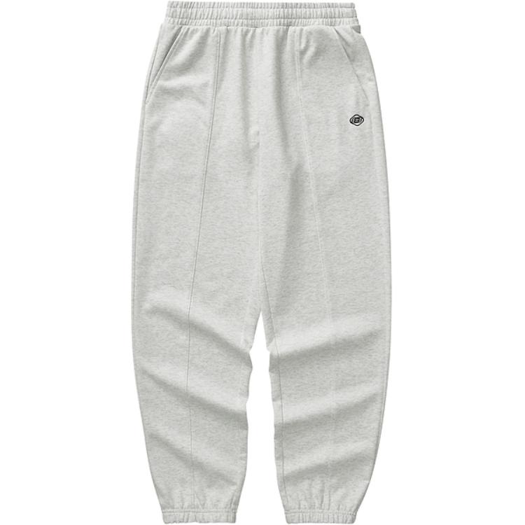 Skechers Mid Rise Comfortable Soft Wrinkle Resistant Knitted Sports Pants Women pants Light-White Gray L324W060-0248
