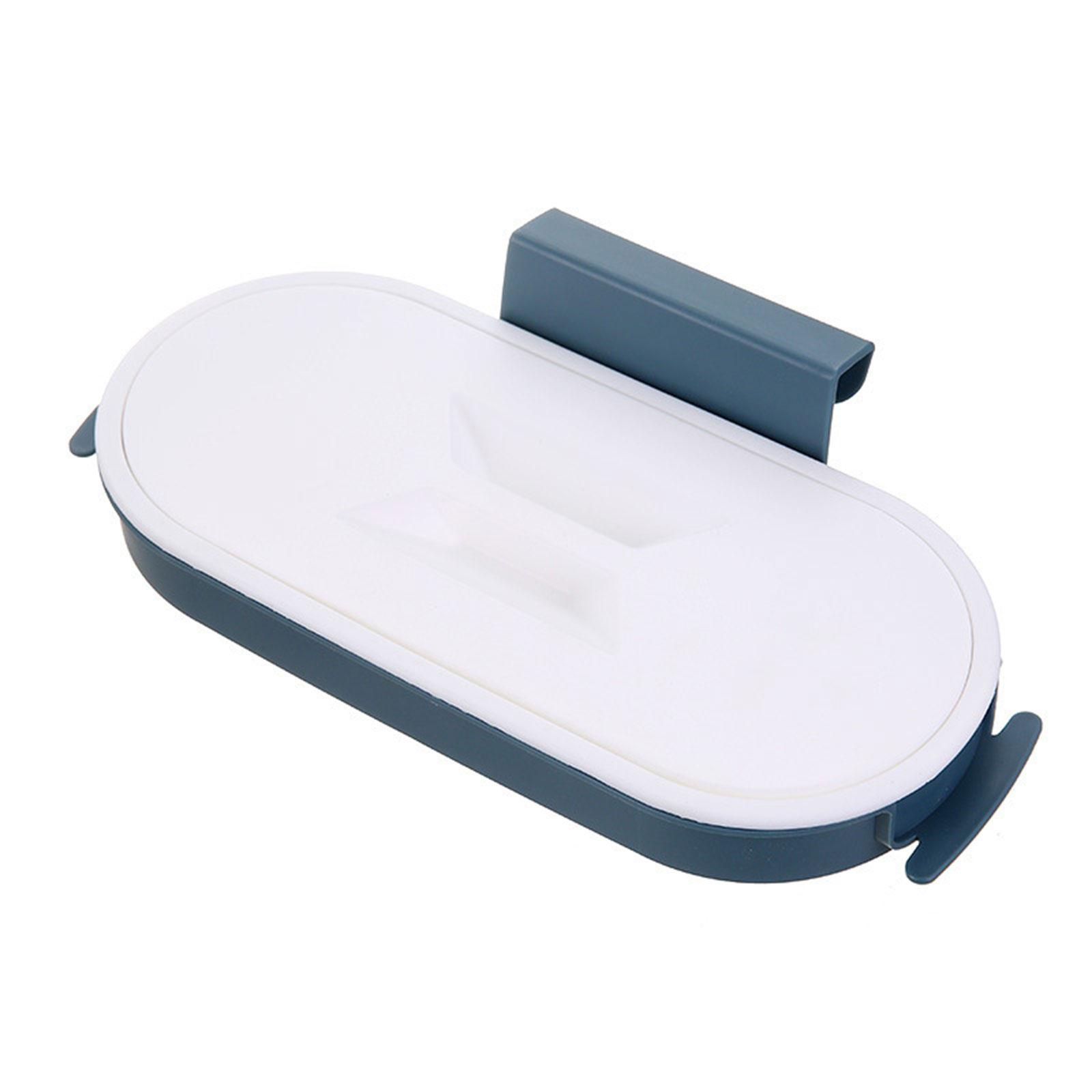 

Garbage Bag Holder Kitchen Cupboard Hanging Garbage Bag Trash Can Waste Garbage Bin Rack Holder Kitchen Tools Kitchen темно-синий