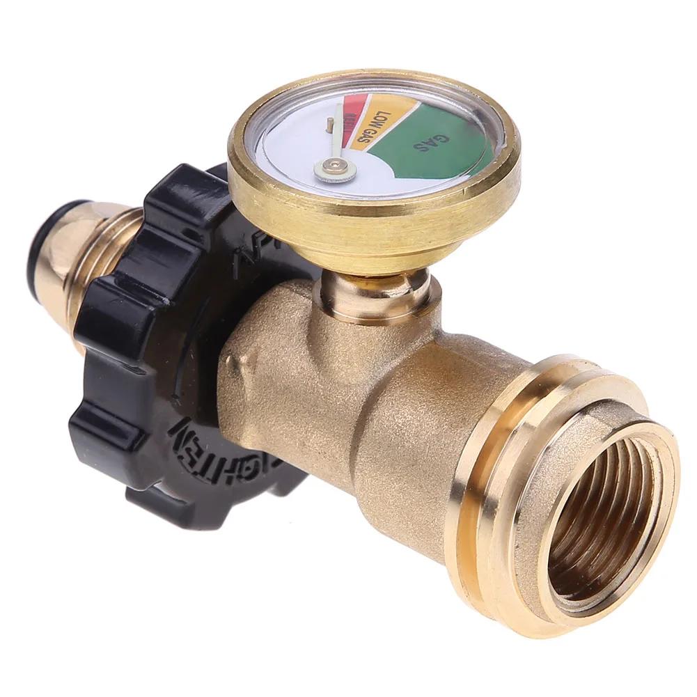 1-3Pcs POL Propane Gas Gauge Meter Tank for QCC1 E5M1 Pressure Valve Propane Tank Pressure Test Instrument Tools