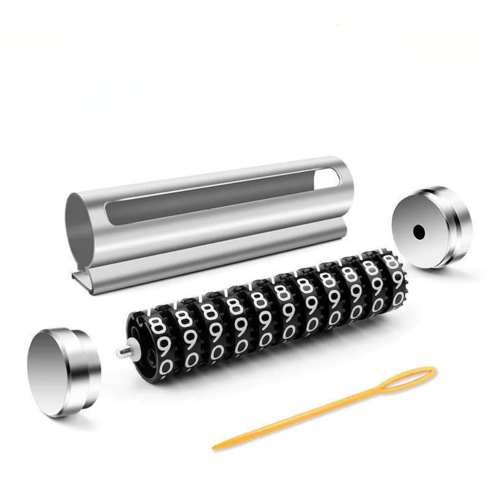 1pcs Car Styling Temporary Parking Card Metal Roller Texture Auto Phone Number Card Plate Telephone for bmw E90 Accessories